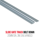 Sliding Gate Track - 20mm dia, 3m, GAL